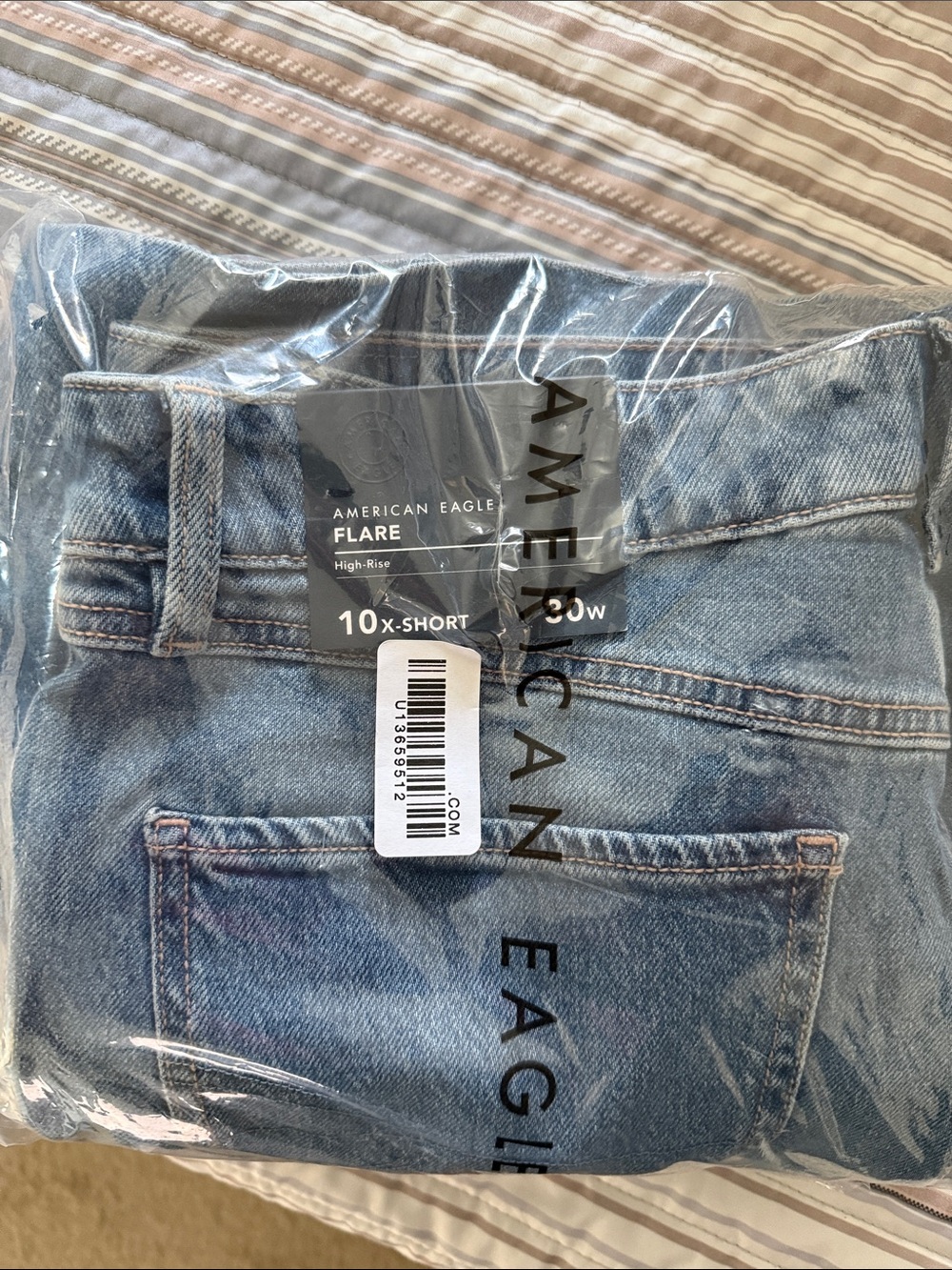 American Eagle Outfitters Light Blue Flare Jeans